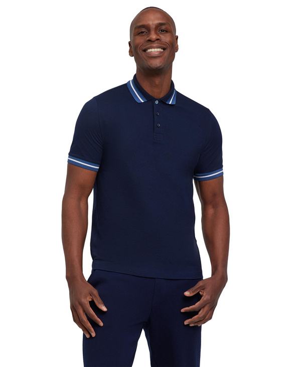 Smart Easy Care Men Polo shirt (Blue) FALKE