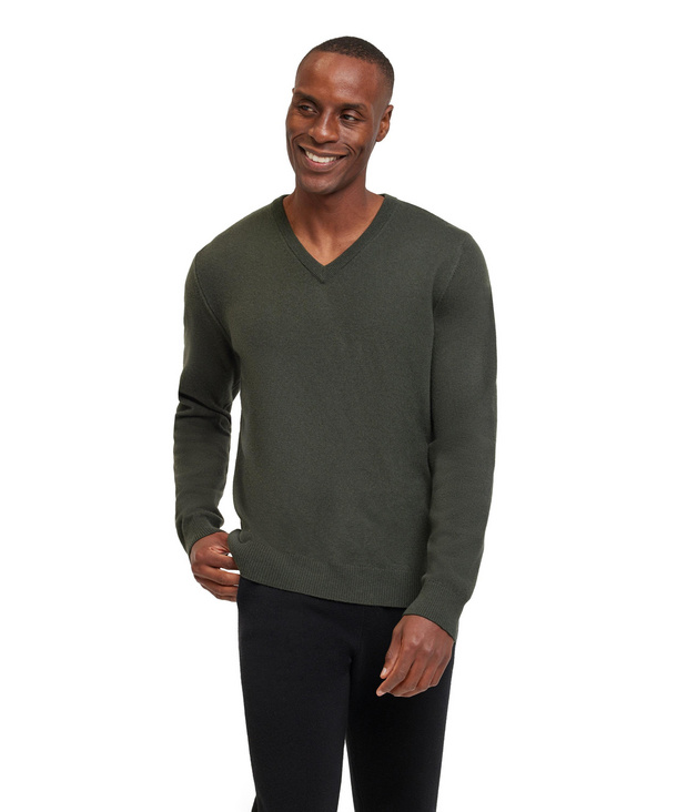 Men Pullover V neck Brown FALKE