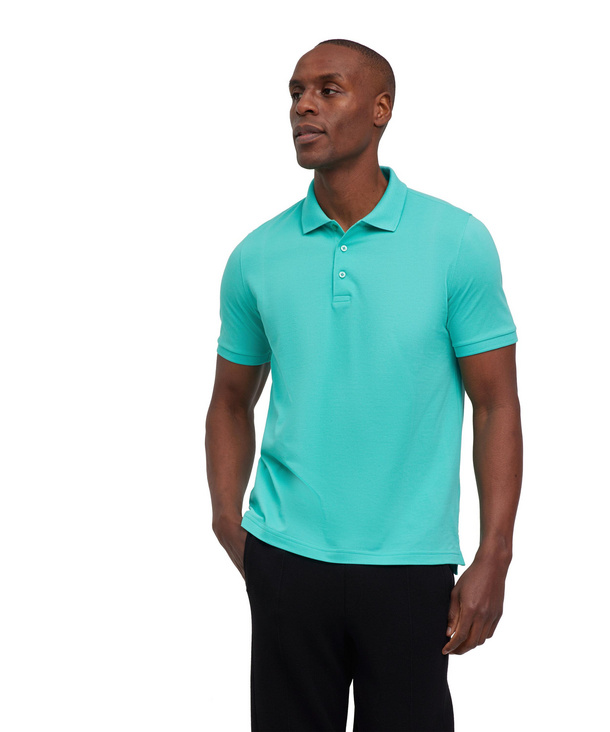 Hommes Polo shirt Polo Bleu FALKE