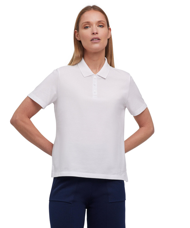 Dames Polo shirt Polo Wit FALKE