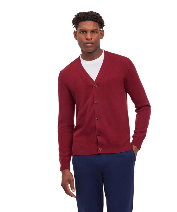 Men Cardigan V neck