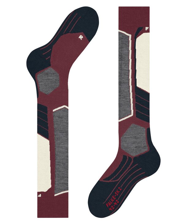 FALKE Damen Skistrumpf SK 2 - Mittelstark Gepolstert Für Allround Skifahrer