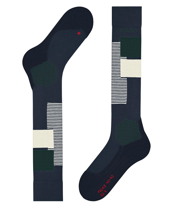 SK4 Advanced Men Skiing Knee-high socks (Blue) | FALKE