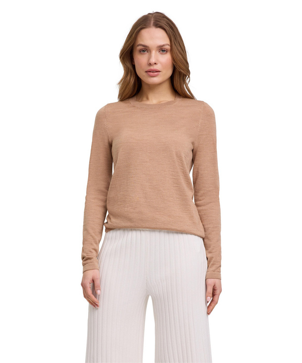 FALKE Maglione Donna In Lana Merino – Girocollo Basic, Morbido, WE CARE – Lavabile In Lavatrice
