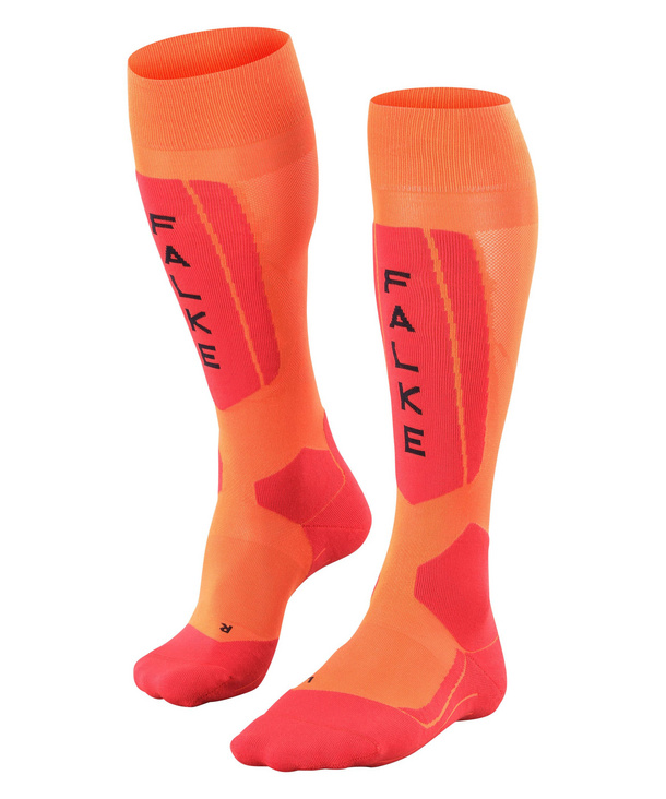 FALKE Dames Skisokken SK1 Comfort W Kh wol functioneel materiaal warm dik 1 paar, Wit Off-White 2040, 41-42