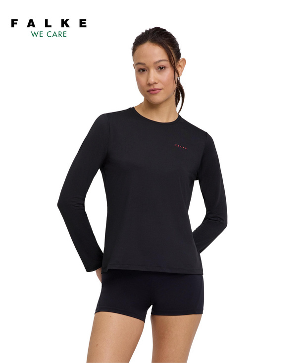 Perform better Women Training Long-sleeve shirt (Black) FALKE