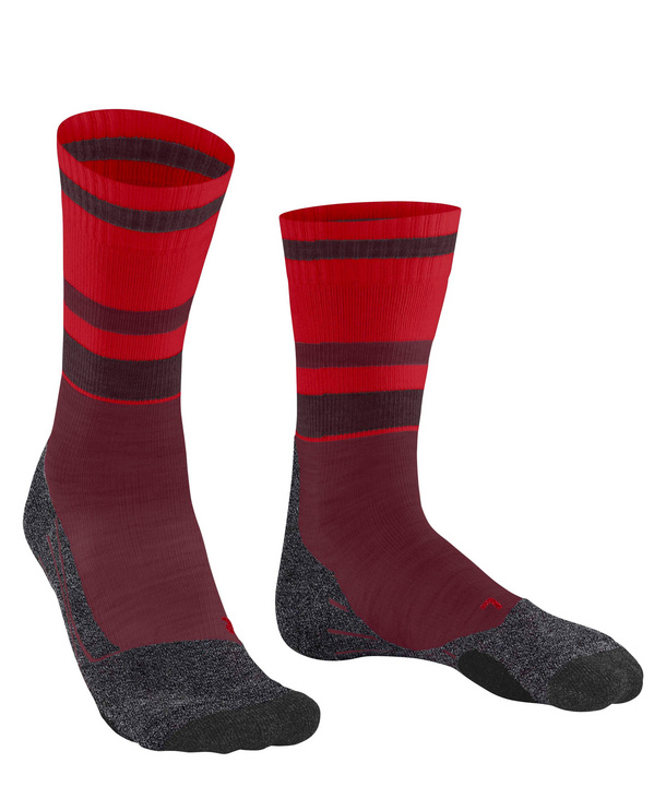 FALKE Dames Wandelsokken TK Compression W Kh wol functioneel materiaal met compressie 1 paar, Groen Mint 7630, 35-38