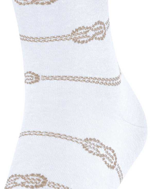 Sailing Rope Men Socks (White)