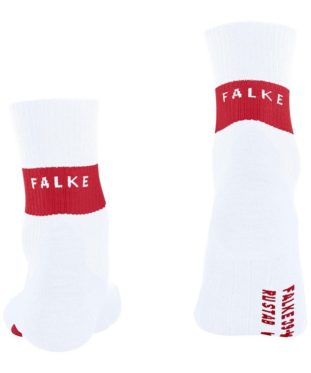 FALKE dames RU compression stabilizing running halfhoge wit & paars FALKE dames RU compression stabilizing running halfhoge wit & paars