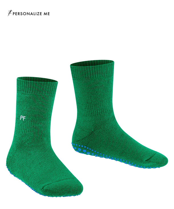 FALKE Catspads Kinder-Stoppersocken – Rutschhemmend Mit Silikon-Noppen, Aus Merinowolle & Baumwolle, Größe 19-22, Turquoise