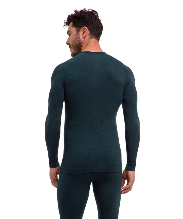 新品　BRIEFING MEN’S WARM LS HIGHNECK L Thermozone Backpack-Ready Men Long-sleeve shirt Wool-Tech (Green)