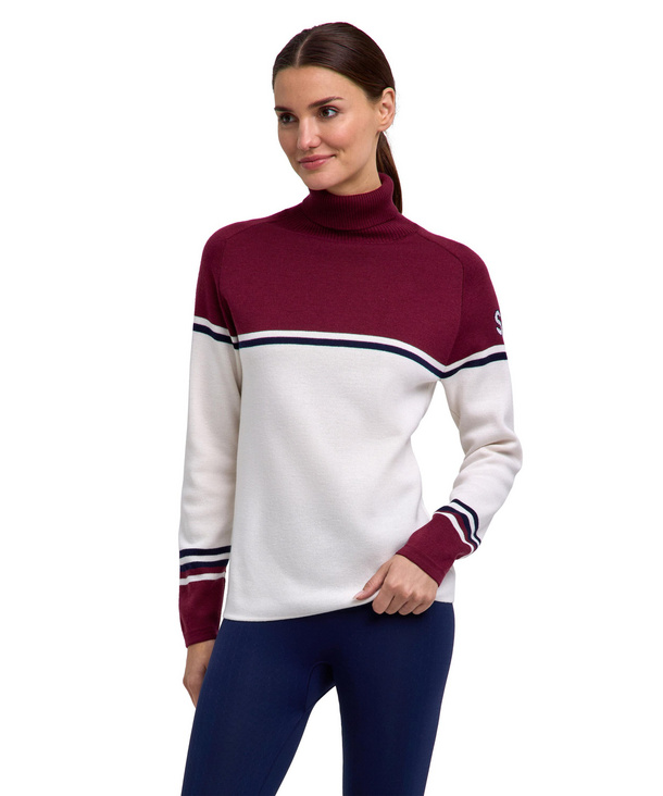 Women Skiing Pullover (Red) FALKE