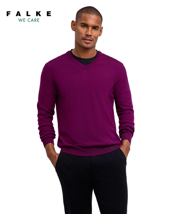 Pullover Rote Herren Strickjacke Casual Wool Herren Pullover (Rot