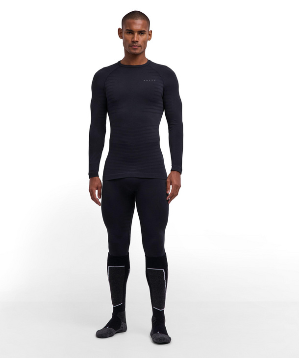 Men Long-Sleeve Shirt Maximum Warm (Black)