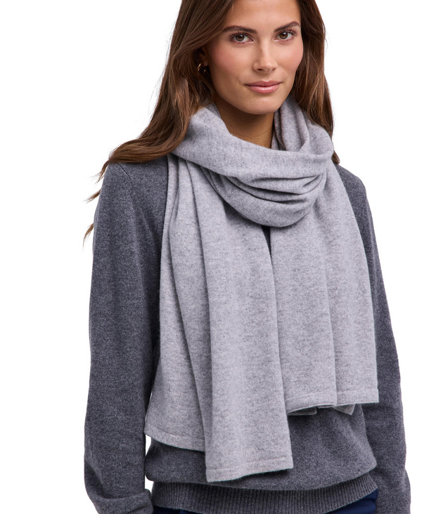 Pure Cashmere Unisex Scarf (Grey)