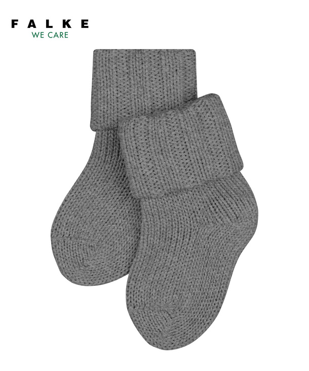 JuDanzy Calzini Alti Al Ginocchio Per Bambini – 4-6 Anni, Nero E Grigio, Morbidi In Cotone (80% Cotone, 15% Poliestere, 5% Elastan)