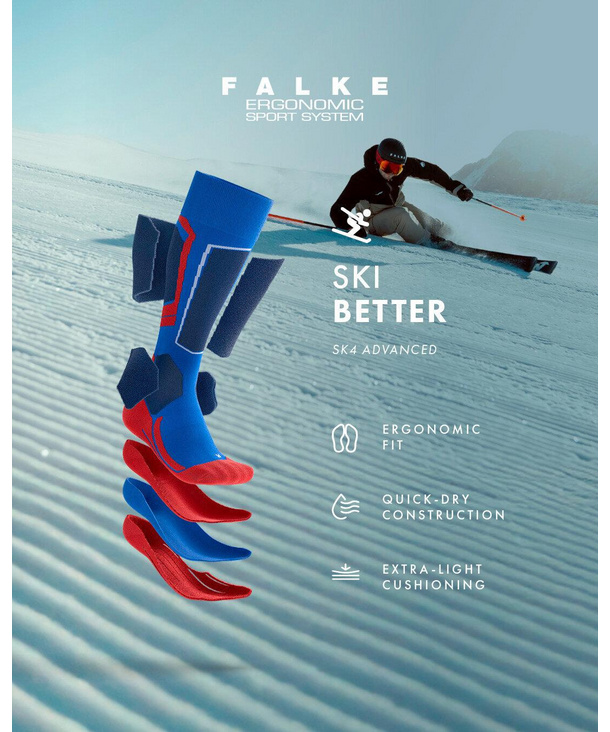Skiing Socks SK4 Men (Blue) | FALKE