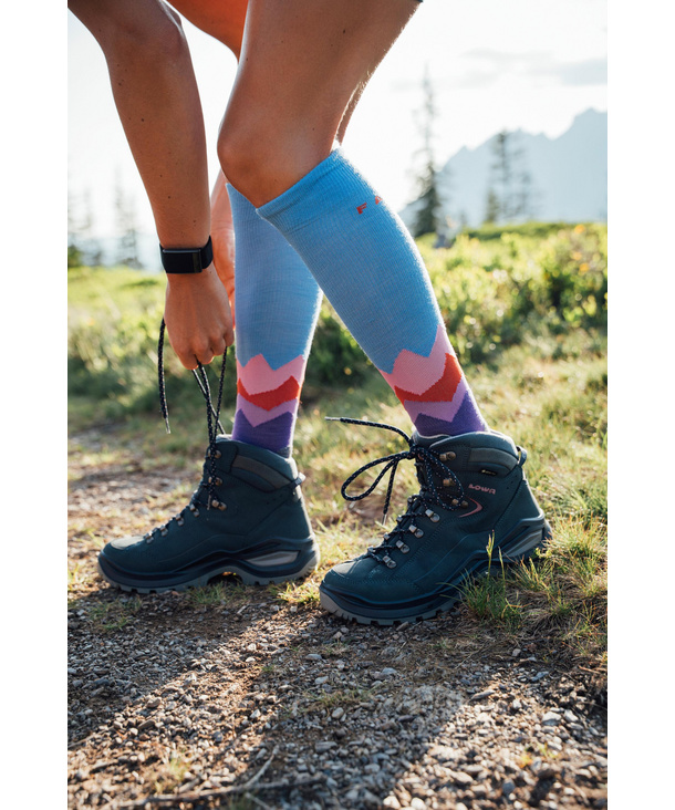 TK2 Explore Long Women Trekking Knee High Socks (Purple)