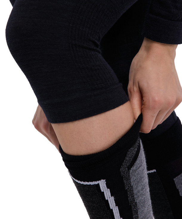 3/4 Women Tights Wool-Tech (Black)