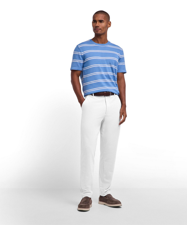 Pima Pique Men Pants (White)