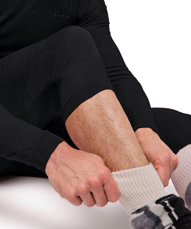 3/4 Men Tights Wool-Tech (Black)