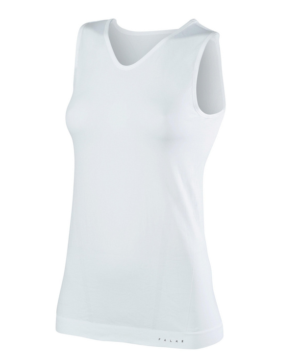 Image of FALKE Women Tanktop Warm, XS, White, Block colour