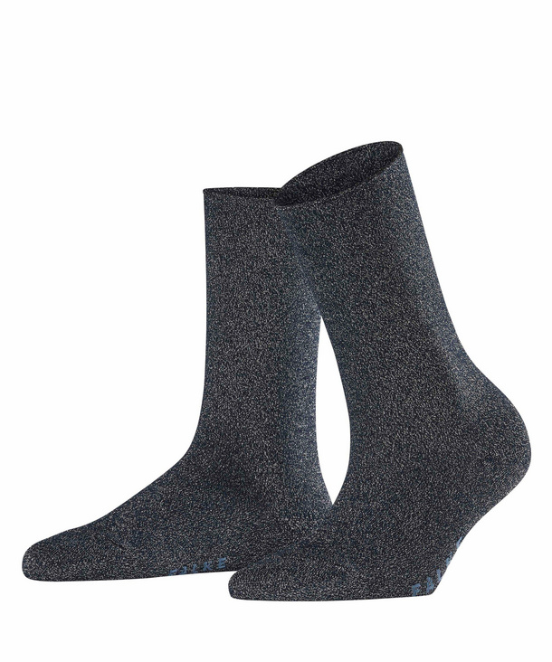 Image of FALKE Shiny Women Socks, -, Blue, Block colour