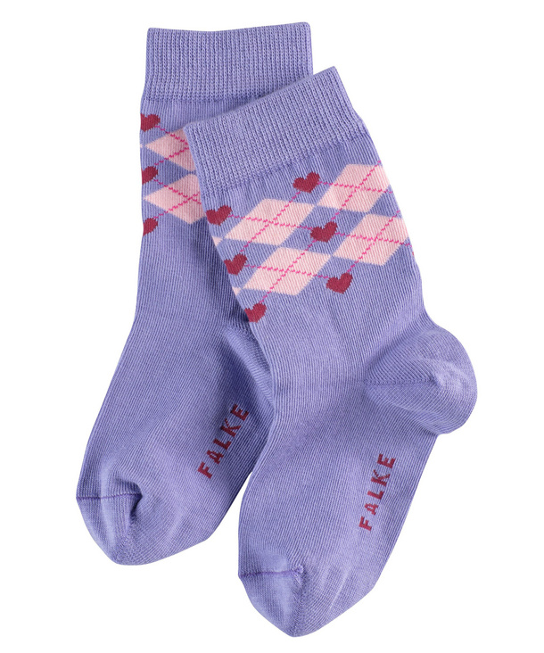 kids purple argyle socks