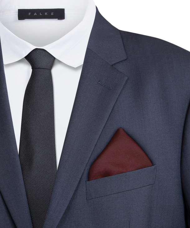 Image of FALKE Pocket Square Pocket Square, Men, ONESIZE, Red, Block colour, Silk