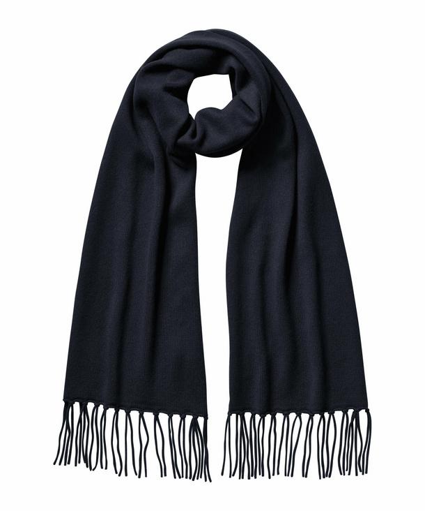 Image of FALKE Scarf, ONESIZE, Blue, Block colour, Cashmere