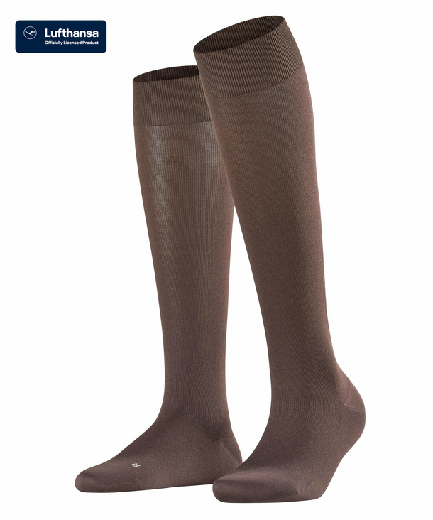 Image of FALKE Energizer Women Knee-high Socks, -, Brown, Block colour