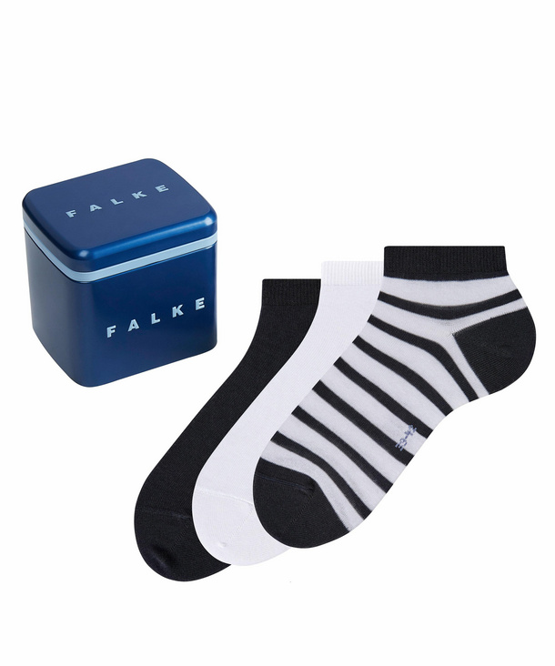 Happy Box 3-Pack Heren Sneakersokken (Veelkleurig) | FALKE