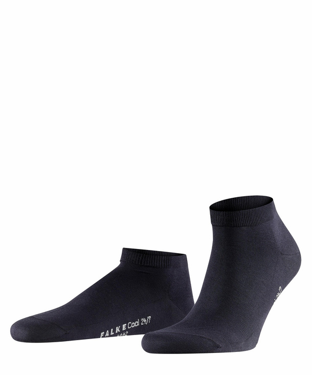 Falke Mens Cool 24//7 Sneaker Socks Anthracite Grey