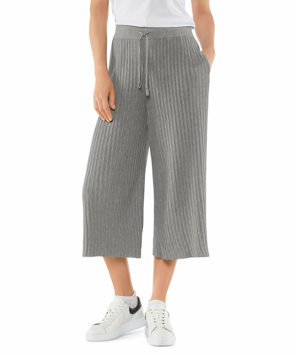 Image of FALKE Women Pants, S, Grey, Structure, Cotton