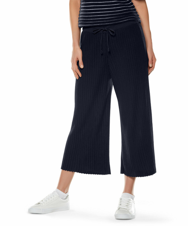 Image of FALKE Women Pants, XS, Blue, Structure, Cotton