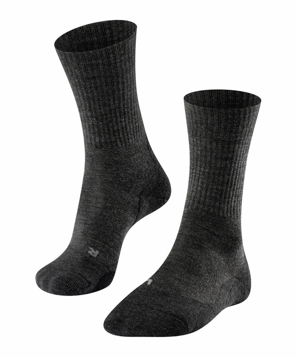 Renforts moyens Laine M/érinos M/élang/ée Plusieurs Coloris Du 35 au 42 FALKE TK2 Long Chaussettes Montantes Femme respirantes 1 Paire /évacuation de lhumidit/é et s/échage rapides chaudes