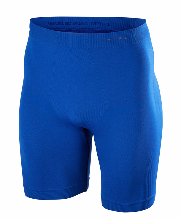 Image of FALKE Men Short Tights Warm, XL, Blue, Block colour