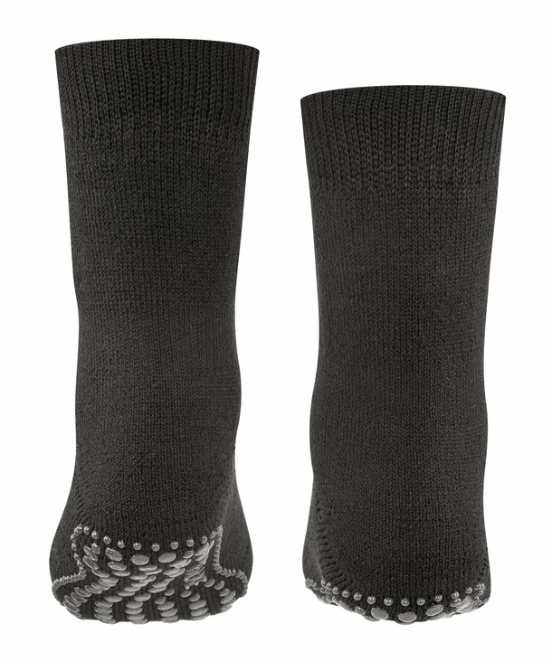 black fluffy socks