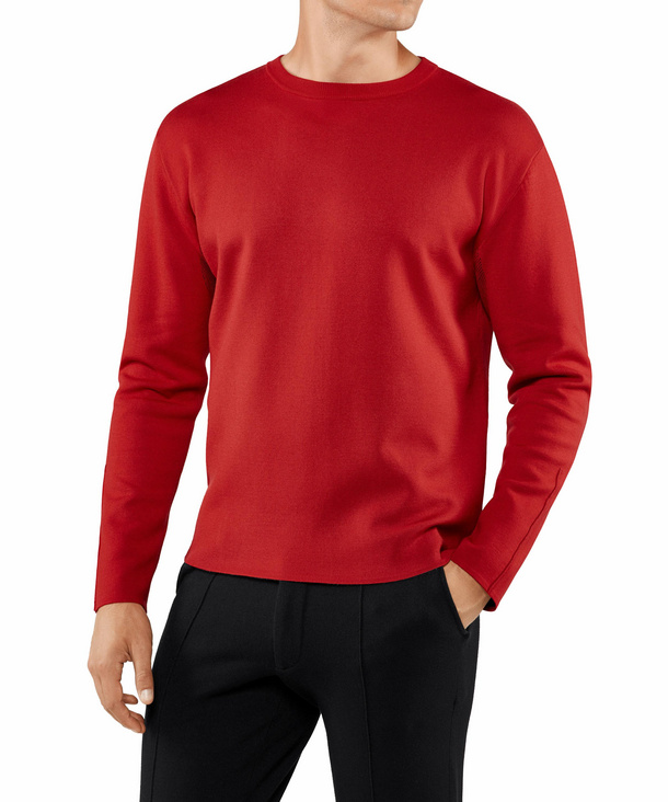 red pullover men