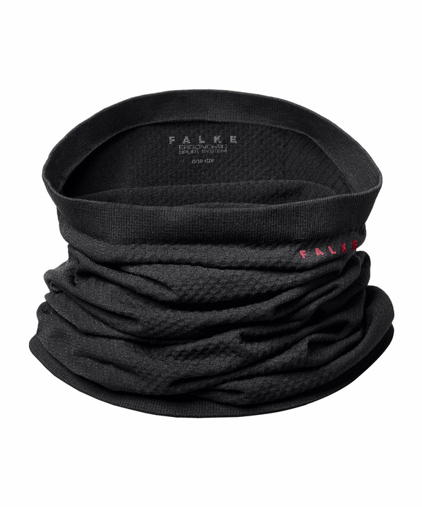 Image of FALKE Scarf, ONESIZE, Black, Block colour