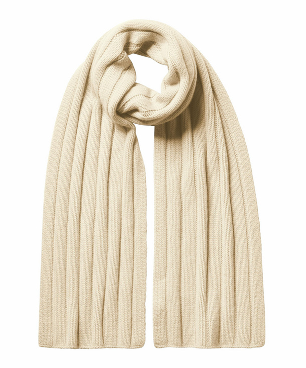Image of FALKE Scarf Scarf, ONESIZE, White, Block colour, Cashmere