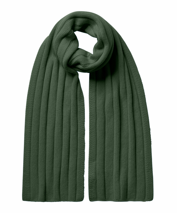 Image of FALKE Scarf Scarf, ONESIZE, Green, Block colour, Cashmere