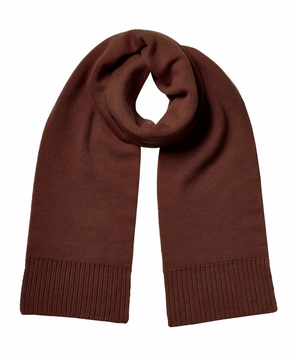 Image of FALKE Scarf Scarf, ONESIZE, Brown, Virgin Wool