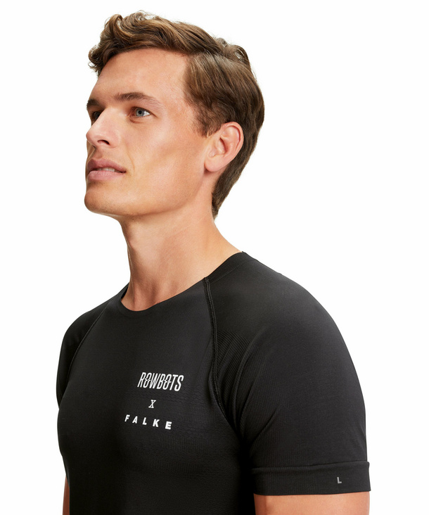 CORE Speed Men T-Shirt Round-neck (Black) | FALKE