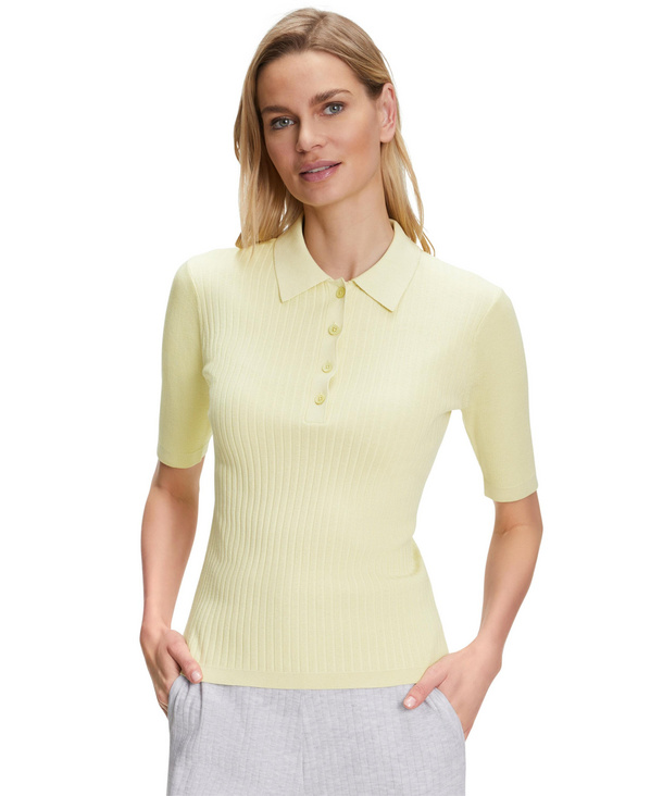 Women Polo-Shirt Polo (Grey) | FALKE
