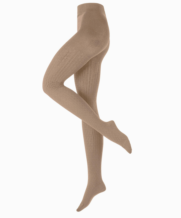Impulse Rib Women Tights (Brown) | FALKE