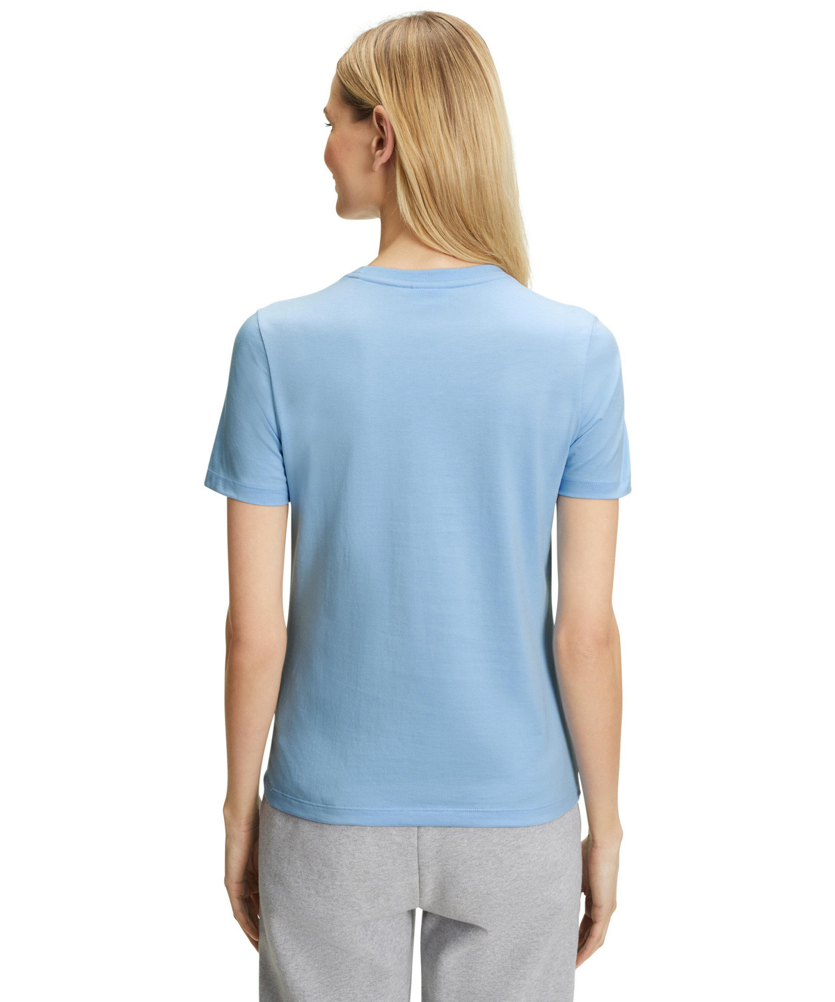Cathalem Womens Basic T-Shirts Short Sleeve Rib Knit Tee Top,Green M 
