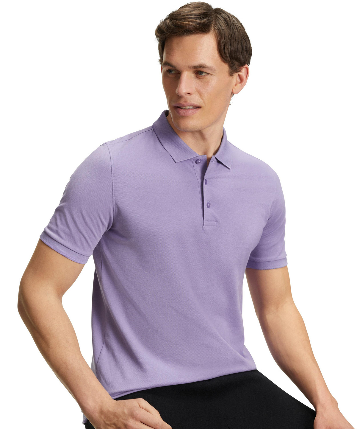 Men Polo-Shirt Polo (Purple) | FALKE