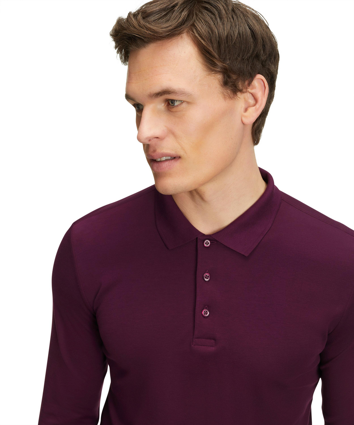 men's long sleeve pima cotton polo shirts