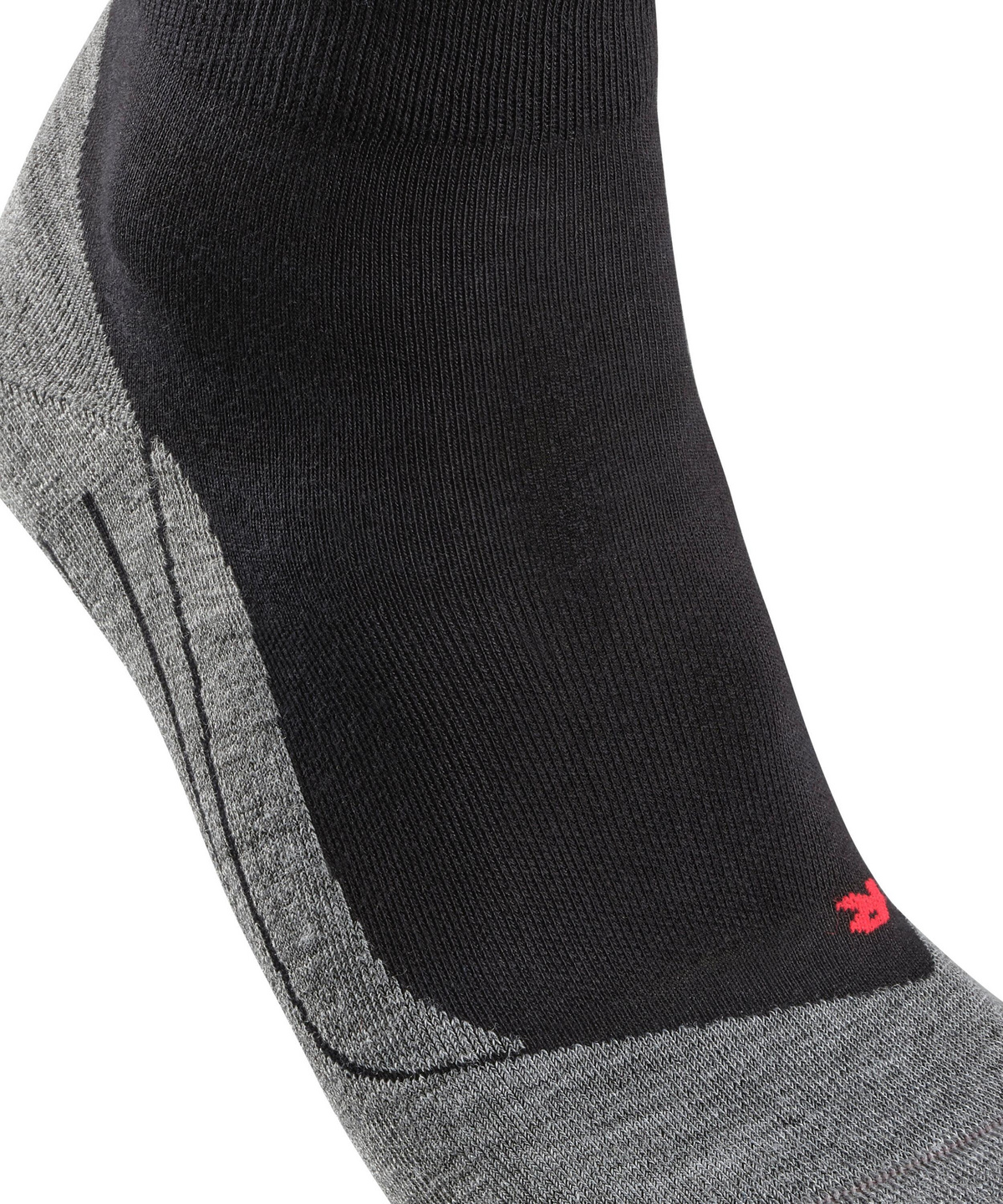 Falke caballeros ru4 short socks calcetines de deporte negros nuevo 